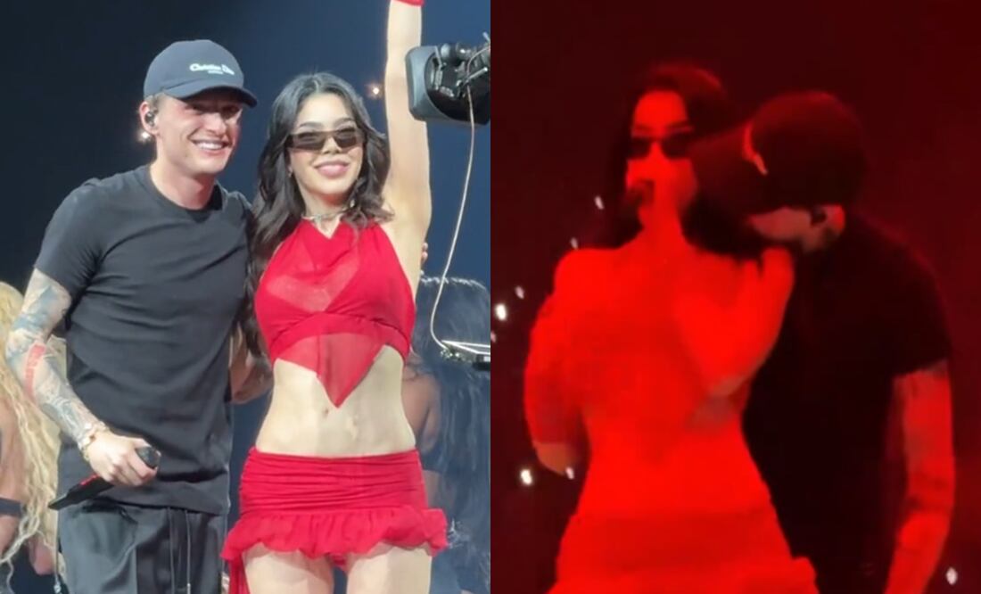 Captan a Peso Pluma con Kenia Os en un romántico encuentro; “La reina de México”, dice. ¿Es su nueva novia?  Foto: Captura TikTok