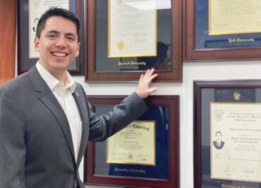 Reconocen al mexicano Andrew Almazán por educación a sobredotados