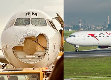 Pasajeros viven pesadilla por fuerte granizada que afectó su avión en pleno vuelo