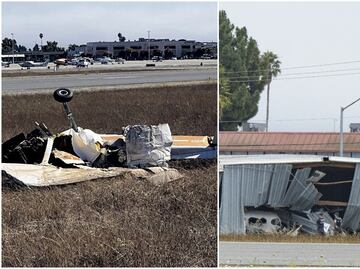 Video. Chocan dos avionetas mientras intentaban aterrizar en California