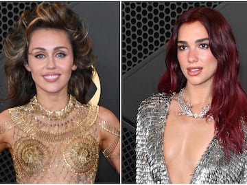 Miley Cyrus, Dua Lipa, Paris Jackson y Paty Cantú enamoran la red carpet de los Grammy