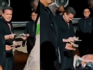 Luis Miguel da autógrafo a empleado de un aeropuerto tras polémica por “arruinar” el cumpleaños de una mujer