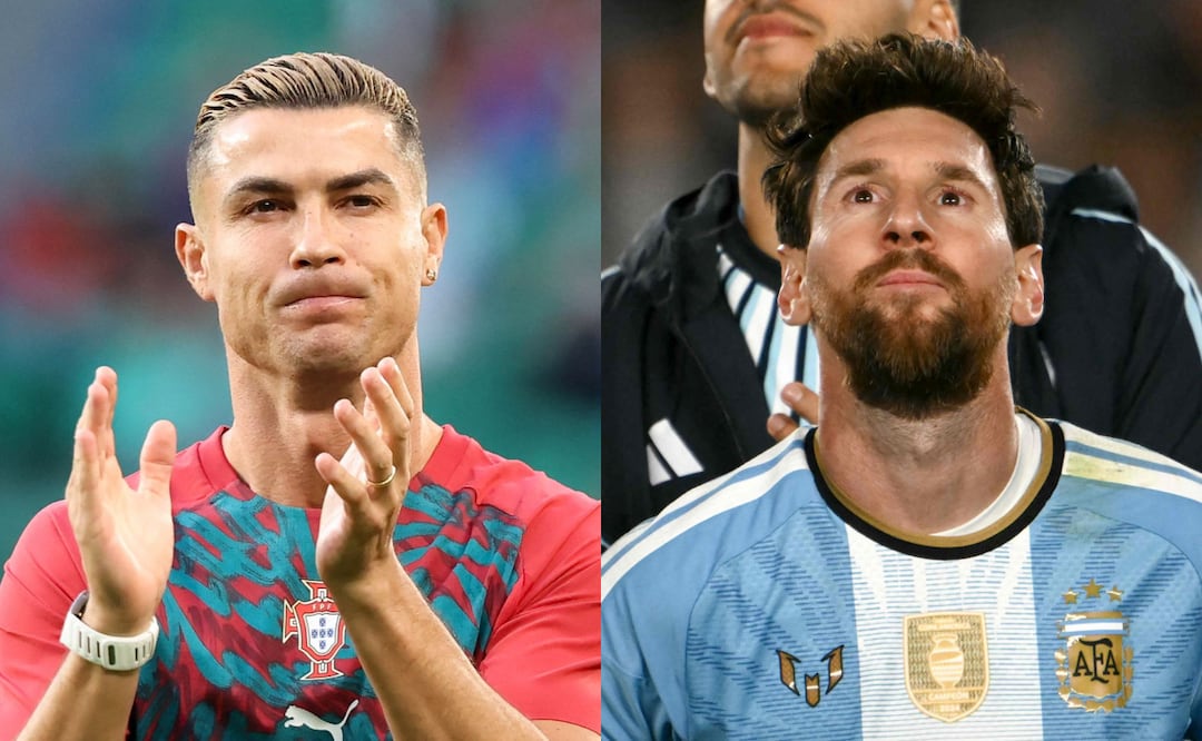 Cristiano Ronaldo se despide de Messi: “Todo mi respeto por lo que has logrado con Argentina”. Photo by PATRICIA DE MELO MOREIRA / AFP / Photo by Luis ROBAYO / AFP