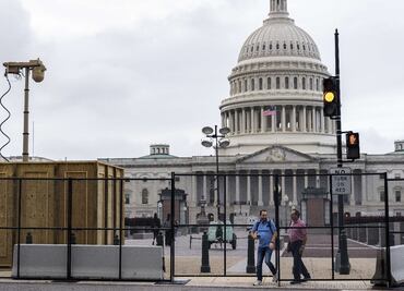 Capitolio, en alerta máxima por marcha en apoyo a quienes lo invadieron en enero