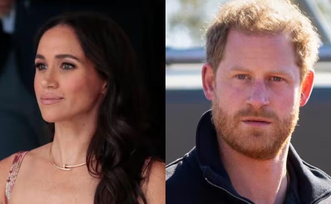 Meghan Markle y Harry, ¿rumbo al divorcio? La captan sin anillo de compromiso. Foto:  EFE/ Carlos Ortega / AP Photo / Peter Dejong, File