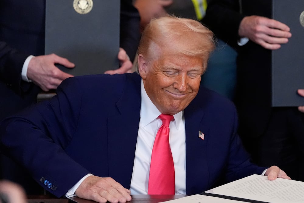 Irán desmiente a Donald Trump: “Es falso que hayamos pedido un alto el fuego”. (AP Photo/Alex Brandon)