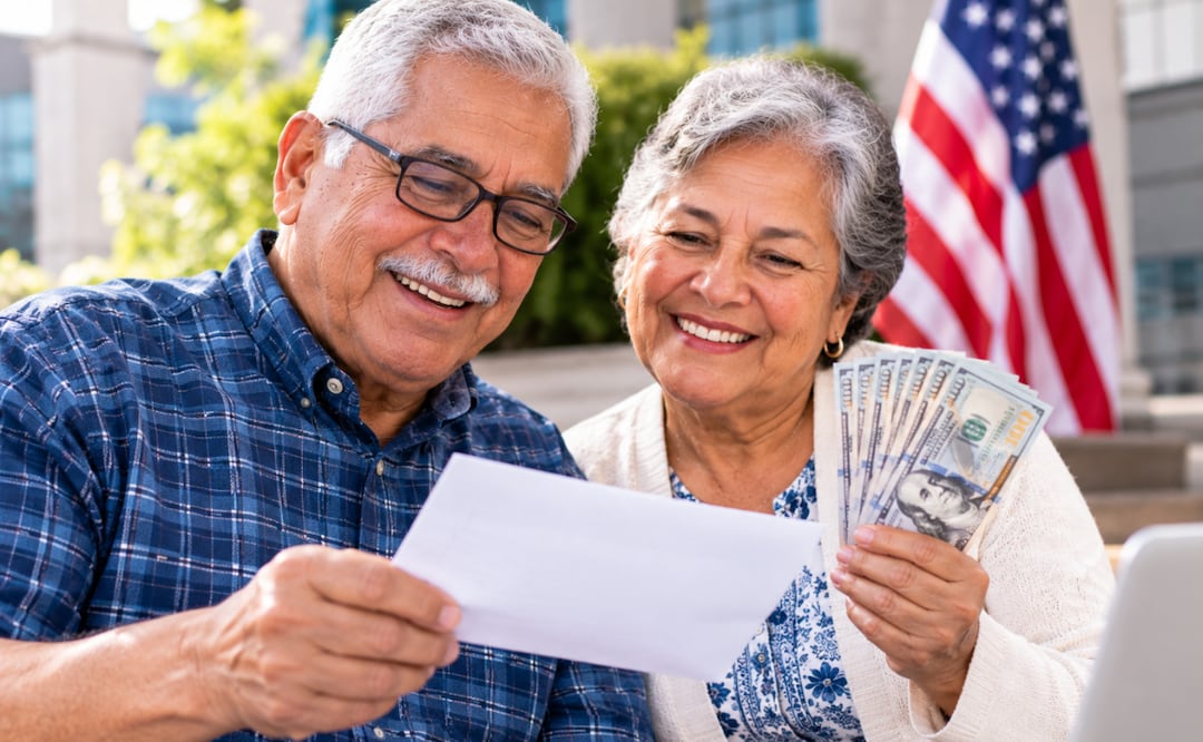 ¿Pensión Bienestar en Estados Unidos? Así es la ayuda económica para adultos mayores. Foto: Canva IA