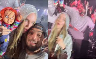 Belinda lanza piropo a fan, le pide una selfie y le roba un beso: "Ya fue a terapia y al oftalmólogo", le dicen en redes