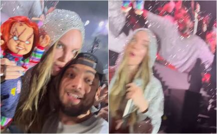 Belinda lanza piropo a fan, le pide una selfie y le roba un beso: "Ya fue a terapia y al oftalmólogo", le dicen en redes