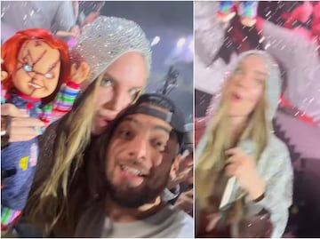 Belinda lanza piropo a fan, le pide una selfie y le roba un beso: "Ya fue a terapia y al oftalmólogo", le dicen en redes
