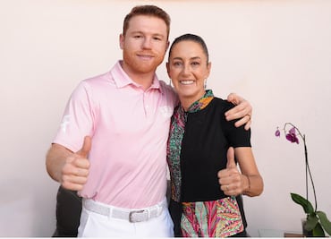 "Canelo" Álvarez comparte rituales de éxito con Claudia Sheinbaum; "Sé que va a ganar", dice