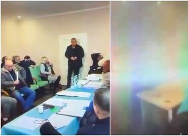 Funcionario ucraniano lanza granada en plena reunión y causa 26 heridos. VIDEO