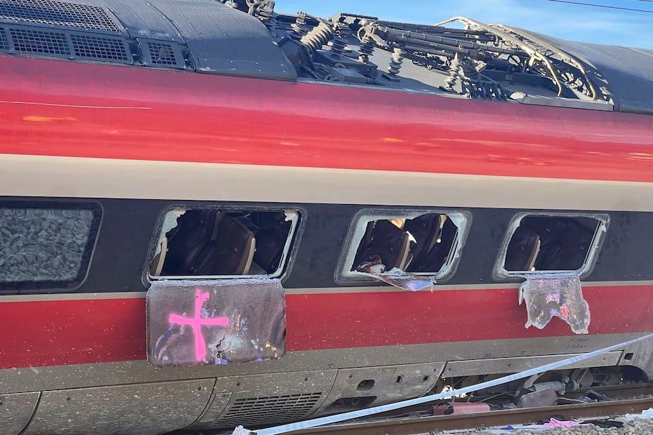 Accidente de tren en España Foto: EFE/Cedida