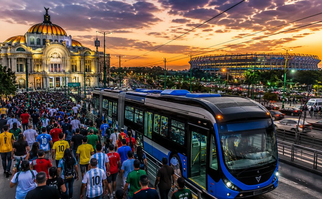 ¿Cómo llegar al Estadio Ciudad de México para el Mundial 2026? Lanzan servicio especial Ride. Foto IA