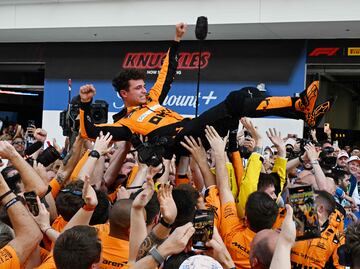 Lando Norris gana el GP de Miami con McLaren: “Ya era hora de la primera victoria”