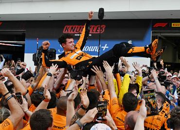 Lando Norris gana el GP de Miami con McLaren: “Ya era hora de la primera victoria”