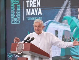 AMLO inaugura primer tramo del Tren Maya; "No se debe nada, es una obra del pueblo", dice