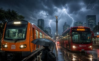 ¡Alerta en CDMX hoy! Tormentas eléctricas frenan Metro y Metrobús; activan marcha de seguridad