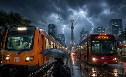 ¡Alerta en CDMX hoy! Tormentas eléctricas frenan Metro y Metrobús; activan marcha de seguridad