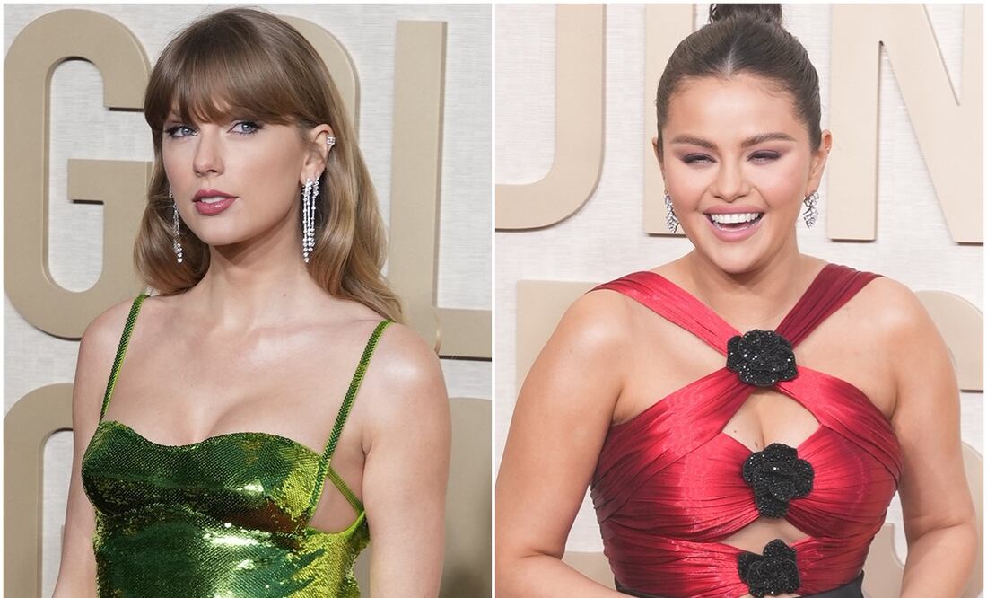¿Qué le dijo Selena Gomez a Taylor en los Golden Globes sobre Kylie Jenner? Foto: EFE