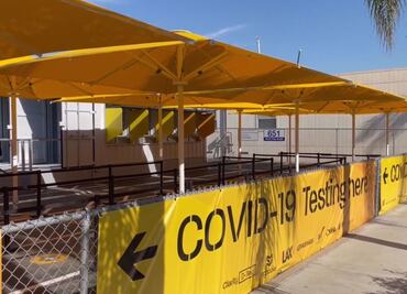 Aeropuerto de Los Ángeles realiza pruebas de Covid-19 con resultados en 3 horas