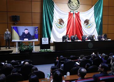 Zelenski le pide a México mostrar liderazgo en fórmula de la paz