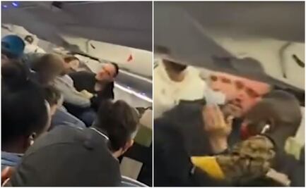 Estalla violenta pelea entre pasajeros durante vuelo por uso de asientos