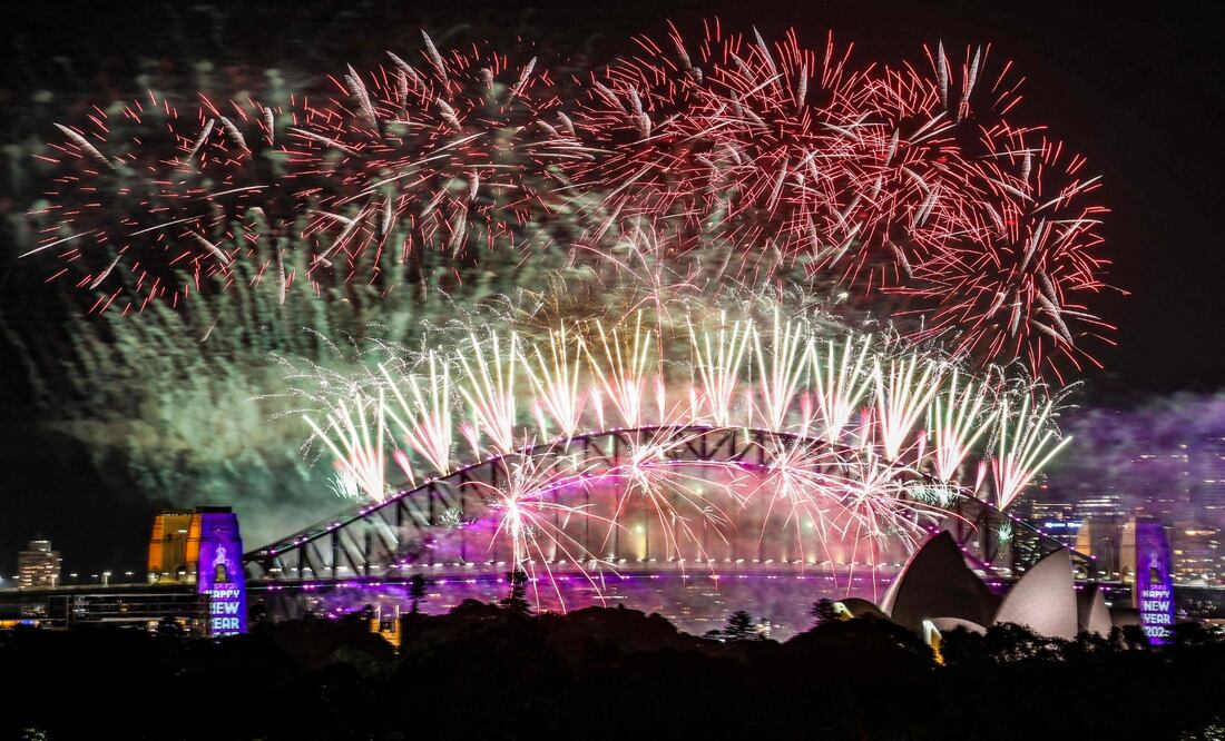 Año Nuevo 2025. Foto: AFP