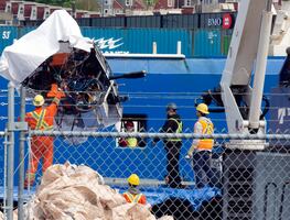 Imágenes. Así se ven los restos del submarino Titán que implosionó cerca del Titanic