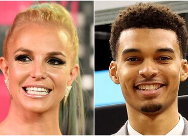 Cachetean a Britney Spears por intentar fotografiarse con el jugador Victor Wembanyama
