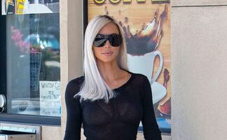 Kim Kardashian recrea look de Marilyn Monroe con ajustado vestido en campaña publicitaria