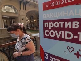 Vacuna Sputnik es 2.6 veces menos eficaz contra variante Delta