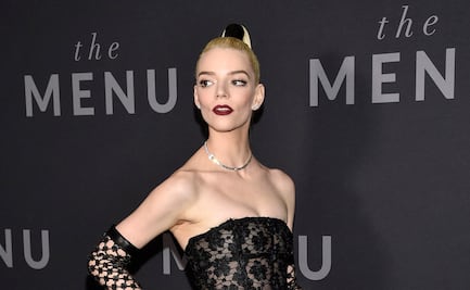 Anya Taylor-Joy se une a la tendencia de la lencería a la vista con vestido traslúcido