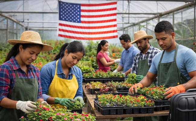 Buscan 70 trabajadores para laborar en vivero de Estados Unidos: Salario y requisitos