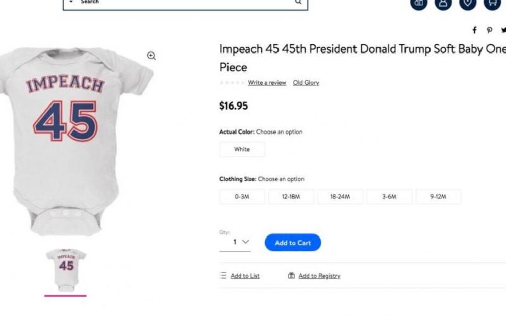 Playeras anti-Trump publicitadas en Walmart desatan polémica