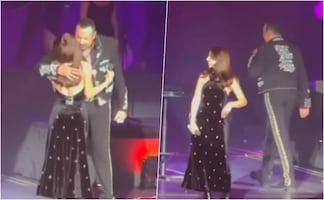 Pepe Aguilar se burla y le pide a Ángela no desafinar en concierto en el Auditorio Nacional