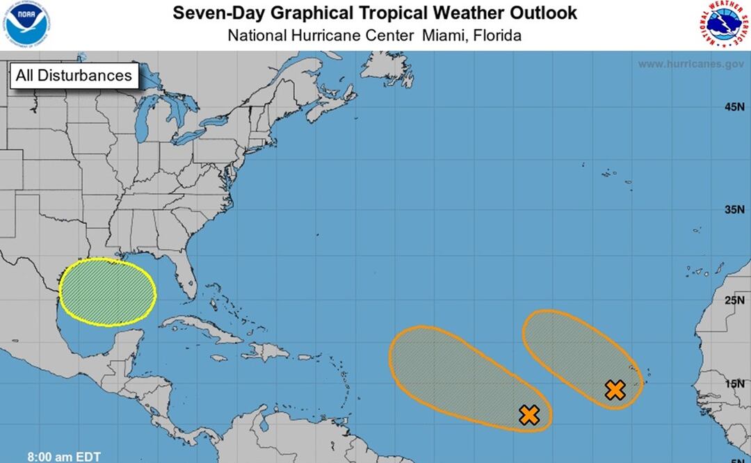 Nueva tormenta tormenta Franklin pone en alerta a República Dominicana y Haití. Foto: EFE