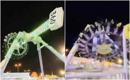 Imágenes estremecedoras: juego mecánico se parte en dos y deja 23 heridos en Arabia Saudita