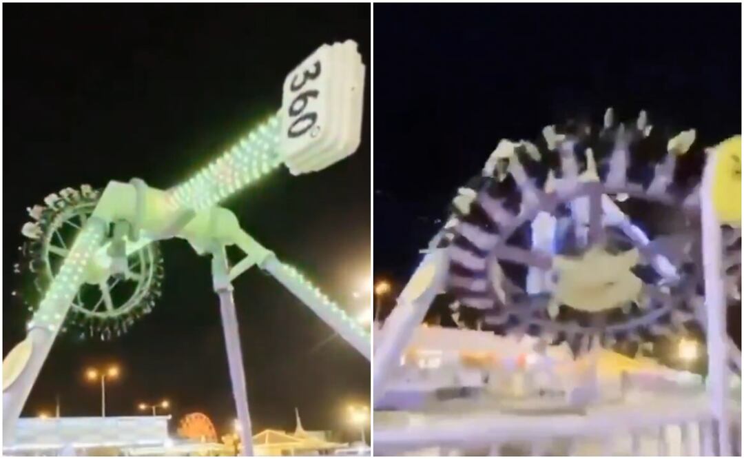 Imágenes estremecedoras: juego mecánico se parte en dos y deja 23 heridos en Arabia Saudita. Foto: TikTok