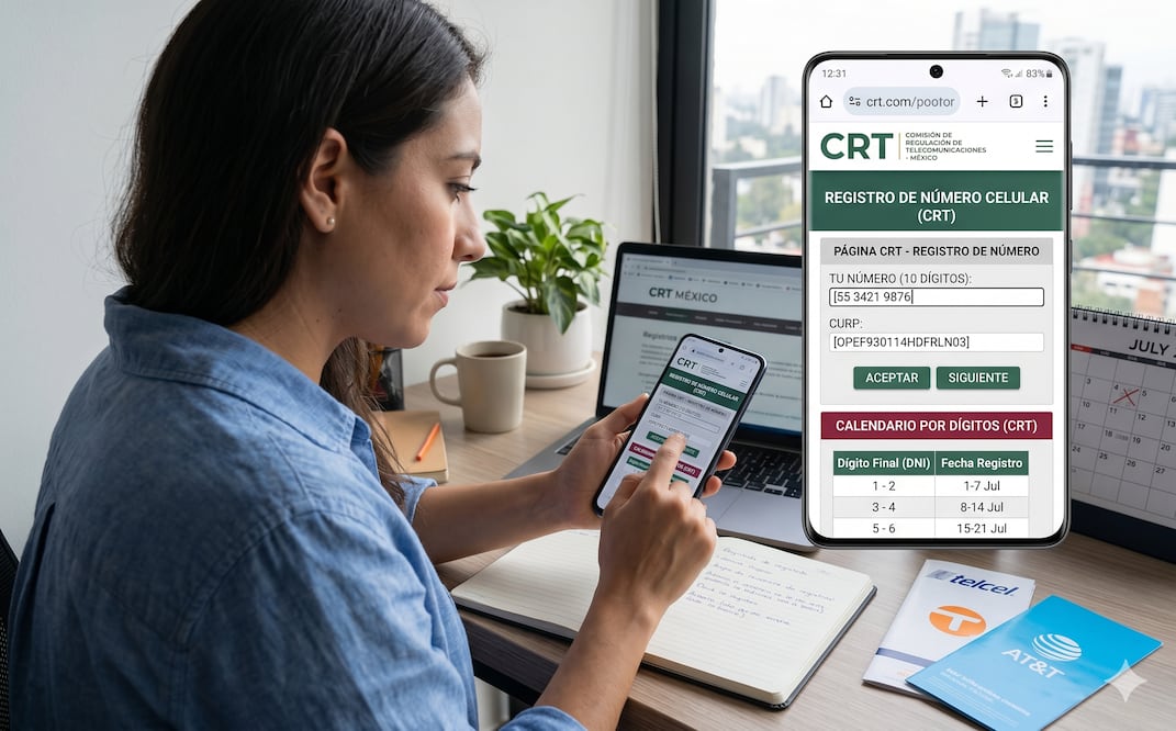 ¿Cuándo me toca registrar mi celular? Así queda el nuevo calendario por dígitos. Foto: IA