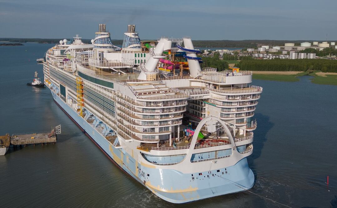 Icon of the Seas es el primer navío de Royal Caribbean en ser propulsado por gas natural licuado. Foto: prensa Royal Caribbean