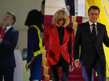 Brigitte Macron le da tremenda cachetada a Emmanuel… y luego aclaran: “¡Era broma!”