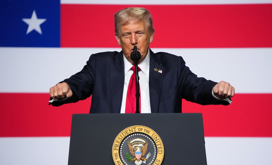 Organización Trump contrató al menos 184 extranjeros en 2025 pese a retórica antimigrante (Andrew Harnik/Pool via AP)