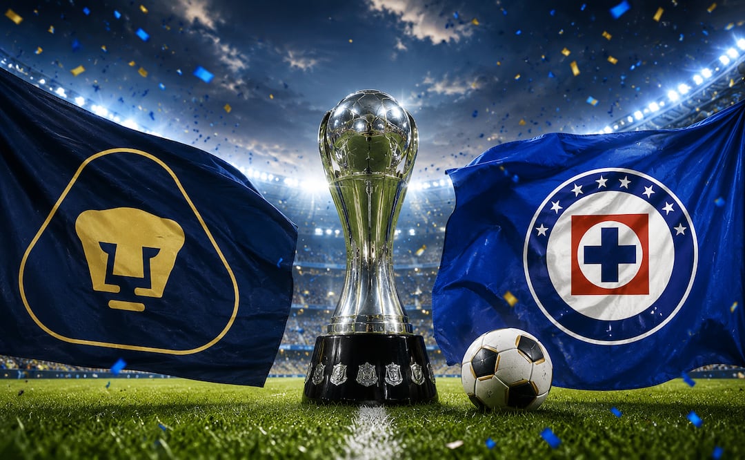Gran final Pumas vs Cruz Azul EN VIVO: a qué hora y dónde ver el partido de vuelta del Clausura 2026 este domingo 24 de mayo.  Foto: IA