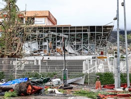 Huracán Otis destruye casas de famosos en Acapulco, Guerrero