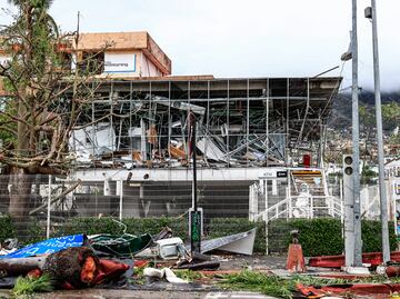 Huracán Otis destruye casas de famosos en Acapulco, Guerrero