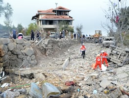 Suman 21 muertos por ataque israelí contra zona de mayoría cristiana en norte de Líbano. VIDEO