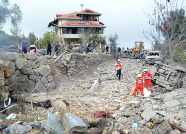 Suman 21 muertos por ataque israelí contra zona de mayoría cristiana en norte de Líbano. VIDEO