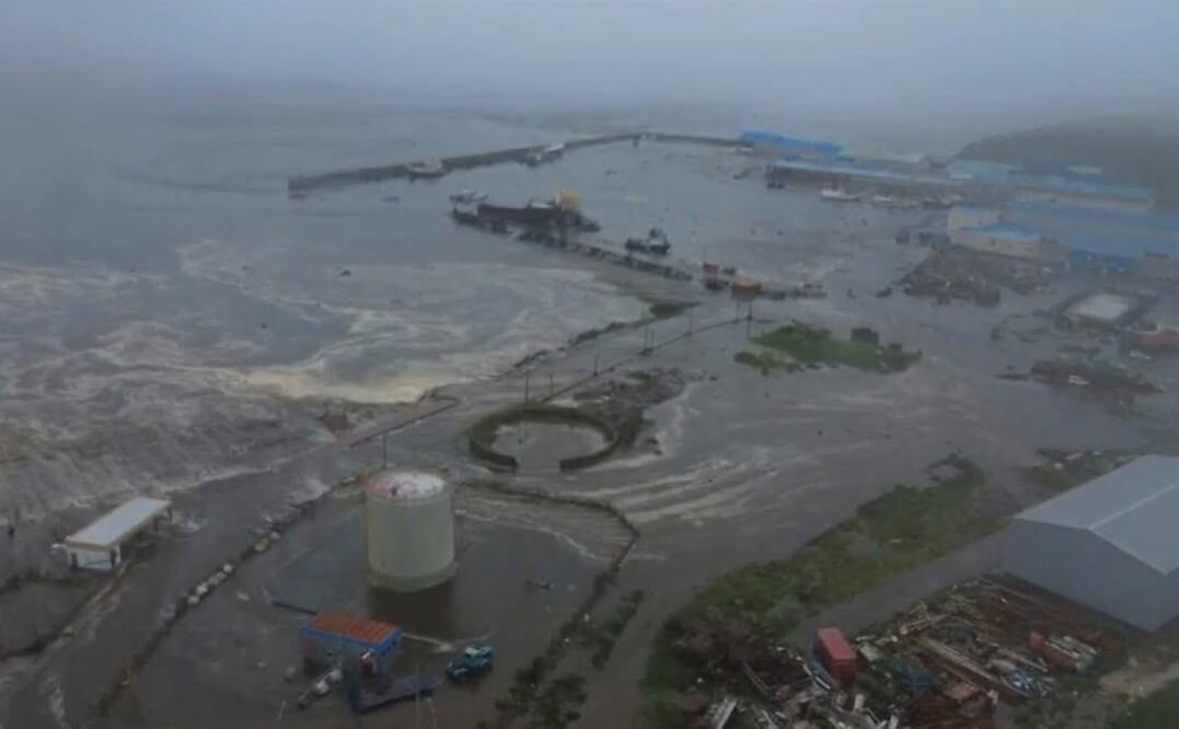 Uno de los terremotos más fuertes del siglo sacude Rusia, 8.8°; activa alerta de tsunami en 9 países. (Geophysical Service of the Russian Academy of Sciences via AP)