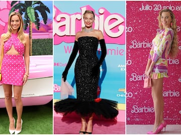 Los atuendos con los que Margot Robbie se convirtió en la Barbie de la vida real